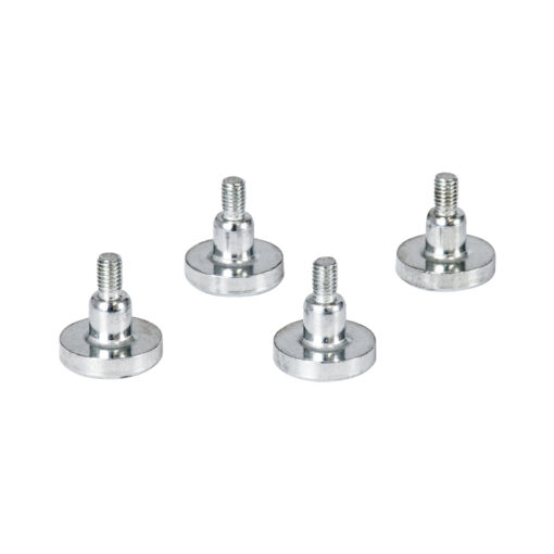 GloboStar® GloboStar® 90781 Σετ 4 Τεμ. Μαγνητικών Στηριγμάτων για LED Module Πινακίδων