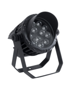 GloboStar® GLOBOSTAR® FLOOD-KARA 90820 Προβολέας Σποτ Wall Washer με Αντιθαμβωτική Γρίλια LED 54W 5940lm 5° DC 24V Αδιάβροχο IP67 RGBW DMX512 Dimmable - Γκρι Ανθρακί - Μ28 x Π32 x H27cm - 3 Χρόνια Εγγύηση