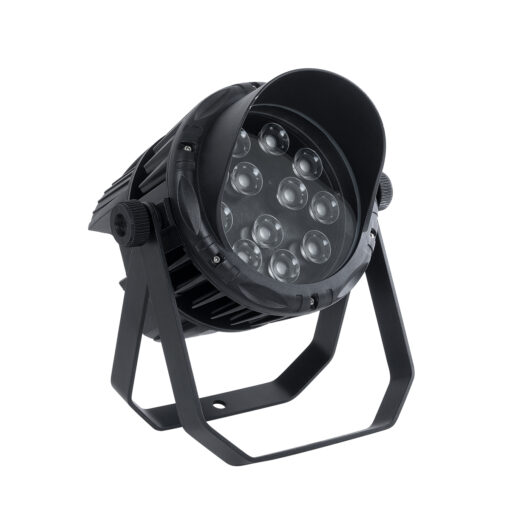 GloboStar® GLOBOSTAR® FLOOD-KARA 90820 Προβολέας Σποτ Wall Washer με Αντιθαμβωτική Γρίλια LED 54W 5940lm 5° DC 24V Αδιάβροχο IP67 RGBW DMX512 Dimmable - Γκρι Ανθρακί - Μ28 x Π32 x H27cm - 3 Χρόνια Εγγύηση