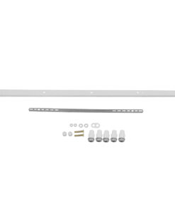 Alternative view of DIY Ροζέτα Φωτιστικού Λευκή Ορθογώνια 1500x50mm με 5 Τρύπες GloboStar 90827