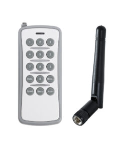 GloboStar® GLOBOSTAR® SEEKWAY-REM 90828 RF Ασύρματο Χειριστήριο & Κεραία για Ψηφιακό Controller Seekway SY-418 DC 12V 1 x 23A Μπαταρία IP20 - Μ5 x Π1.5 x Υ11.5cm - 2 Χρόνια Εγγύηση