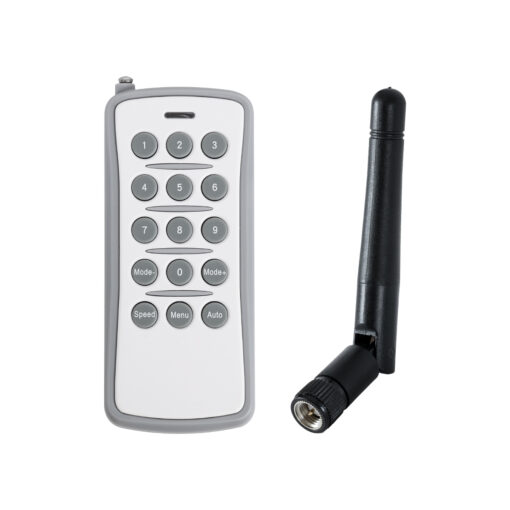 GloboStar® GLOBOSTAR® SEEKWAY-REM 90828 RF Ασύρματο Χειριστήριο & Κεραία για Ψηφιακό Controller Seekway SY-418 DC 12V 1 x 23A Μπαταρία IP20 - Μ5 x Π1.5 x Υ11.5cm - 2 Χρόνια Εγγύηση
