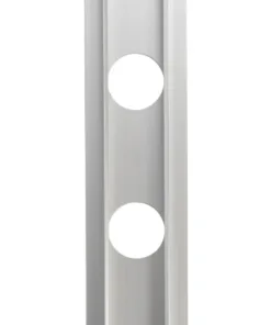 GloboStar® 90829 Μεταλλικο Καλυμμα 1 Μέτρου 15 Τεμαχίων για Ψηφιακή Αλυσίδα Γιρλάντα 20 Σποτ LED με Κωδικό 90140 Ασημί Μ100 x Π4.7 x Υ1cm 15 90829 7