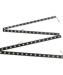 GloboStar® GloboStar® 90830 4 x Digital Pixel Addressable Facade Aluminum Bars - 4 x Ψηφιακές Μπάρες Αλουμινίου Πρόσοψης Κτιρίων LED SMD 3535 45W 60LED 60PIXEL SPI/TTL Protocol IC UCS512B 2700lm 120° DC 12V IP67 RGB - Μαύρο Σώμα - Μ400 x Π4.5 x Υ3.6cm - 4 Μπάρες