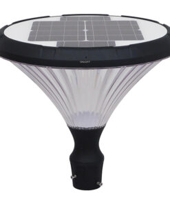 Alternative view of GLOBOSTAR® SQUARE 12153 Φωτιστικό Στύλου/Κολώνας Πλατείας/Πάρκου LED 40W 4000lm 120° Ενσωματωμένο Φωτοβολταϊκό Panel 5V 25W & Επαναφορτιζόμενη Μπαταρία Li-ion 3.2V 30000mAh με Αισθητήρα Κίνησης-Ημέρας-Νύχτας Αδιάβροχο IP65 Θερμό Λευκό 3000K - Γκρι Ανθρακί - Μ54 x Π54 x Υ45cm - 2 Χρόνια Εγγύηση