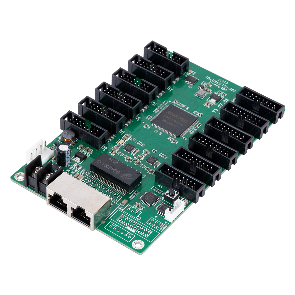 GloboStar® CARDULCO ZH-T12 90387 Professional LED Receiving Card 12 x HUB75 - Κάρτα Καναλιών για Ψηφιακές Οθόνες LED Video Wall - Loading Area W128 x H768 - Gray Level 65536 - Gigabit Network Linkable - DC 3.5~6V - IP20 Μ14.8 x Π9.6 x Υ1.7cm 3 GloboStar® GloboStar® CARDULCO ZH-T12 90387 Professional LED Receiving Card 12 x HUB75 - Κάρτα Καναλιών για Ψηφιακές Οθόνες LED Video Wall - Loading Area W128 x H768 - Gray Level 65536 - Gigabit Network Linkable - DC 3.5~6V - IP20 Μ14.8 x Π9.6 x Υ1.7cm