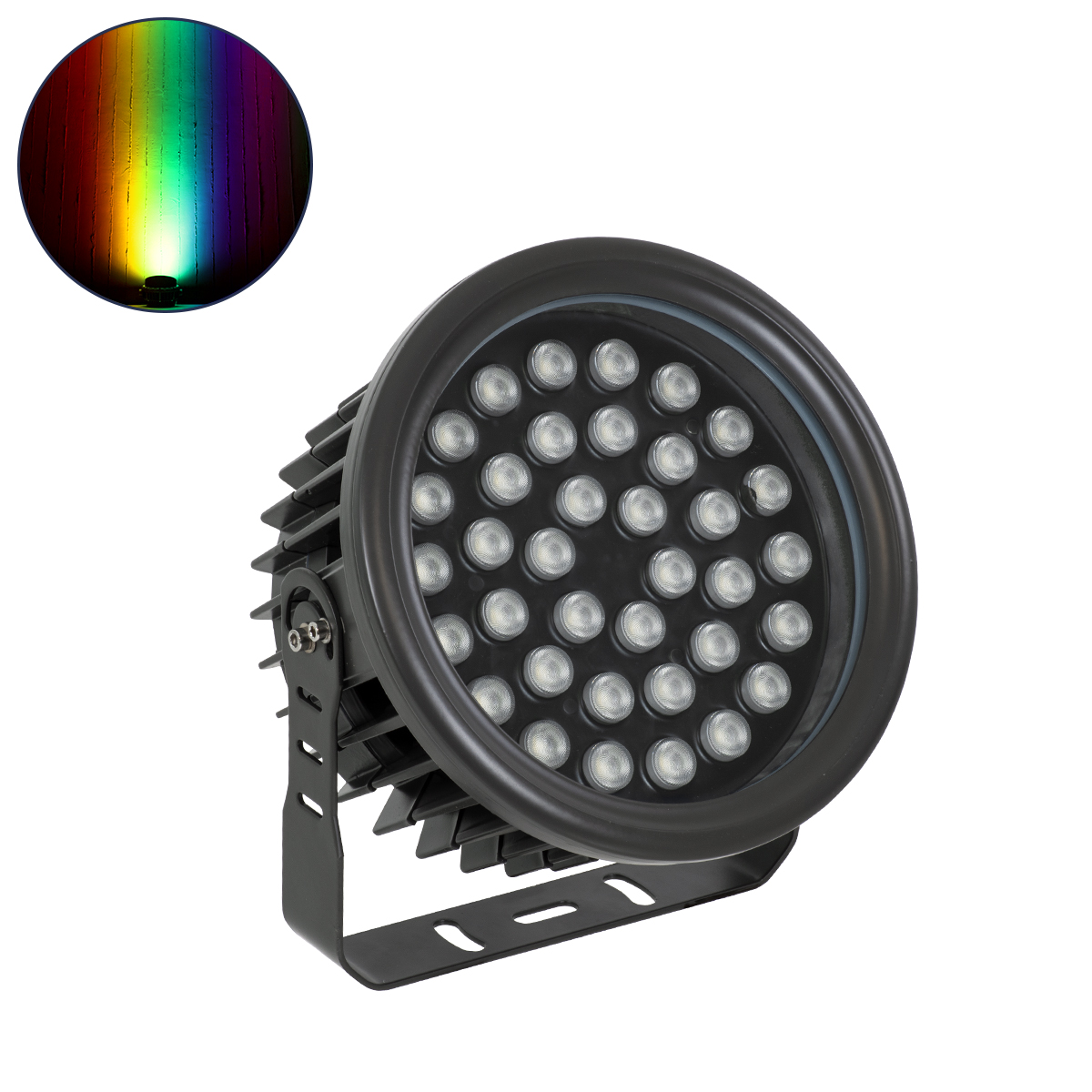 GLOBOSTAR® FLOOD-NEVA 90400 Προβολέας Σποτ Wall Washer LED 72W 6120lm 30° DC 24V Αδιάβροχο IP65 RGBW DMX512 Dimmable - Μαύρο - Μ24.5 x Π24.5 x Υ14.7cm - 3 Χρόνια Εγγύηση 3 GloboStar® GLOBOSTAR® FLOOD-NEVA 90400 Προβολέας Σποτ Wall Washer LED 72W 6120lm 30° DC 24V Αδιάβροχο IP65 RGBW DMX512 Dimmable - Μαύρο - Μ24.5 x Π24.5 x Υ14.7cm - 3 Χρόνια Εγγύηση
