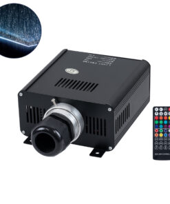 GloboStar® GLOBOSTAR® LUMOFIBRA 79612 Σύστημα Οπτικής Ίνας με RF Ασύρματο Χειριστήριο LED 45W 4500lm 1° AC 220-240V IP20 Πολύχρωμο RGBW - Μ14 x Π26 x Υ8.5cm - 2 Χρόνια Εγγύηση