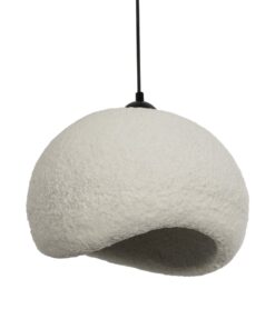 GloboStar® GLOBOSTAR® STONE 204-0124 Μοντέρνο Κρεμαστό Φωτιστικό Οροφής με Ντουί 1 x E27 AC 220-240V IP20 - Γκρι - Μ35 x Π31 x Υ26cm