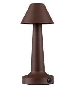 GloboStar® MOLLY 76519 Επαναφορτιζόμενο Επιτραπέζιο Φωτιστικό Πορτατίφ LED 1.5W 105lm 120° DC 5V IP44 Θερμό Λευκό 2700K Dimmable Καφέ Αλουμίνιο - Μ10 x Π10 x Υ23cm - 2 Xρόνια Εγγύηση 12 92c387 76518 3