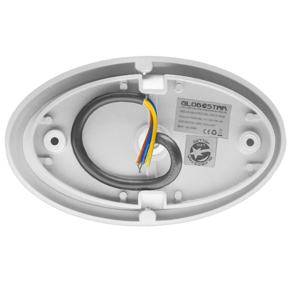GloboStar® THIRD 93070 LED Φωτιστικό Τοίχου Αρχιτεκτονικού Φωτισμού Up Down Λευκό Αδιάβροχο IP65 10 Watt 30° 1400lm 230V CREE Θερμό Λευκό Μ15.1 x Π9.3 x Υ14.5cm 4 GloboStar® THIRD 93070 LED Φωτιστικό Τοίχου Αρχιτεκτονικού Φωτισμού Up Down Λευκό Αδιάβροχο IP65 10 Watt 30° 1400lm 230V CREE Θερμό Λευκό Μ15.1 x Π9.3 x Υ14.5cm - Image 3