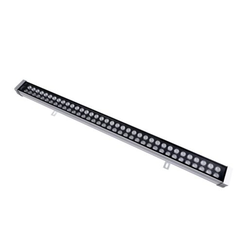 GloboStar® GLOBOSTAR® WASHER-MOZA 05116 Μπάρα Φωτισμού Wall Washer LED 72W 10080lm 10-30° DC 24V Αδιάβροχο IP66 Θερμό Λευκό 3000K Dimmable - Γκρι Ανθρακί - Μ100 x Π7.4 x Υ7cm - 3 Χρόνια Εγγύηση