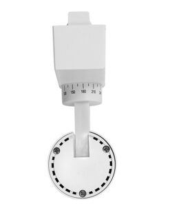 Globostar S-40012 Μονοφασικό Bridgelux COB LED Λευκό Φωτιστικό Σποτ Ράγας 10W 230V 1200lm 30° Θερμό Λευκό 3000k 12 93090 4