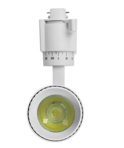 Globostar S-40010 Μονοφασικό Bridgelux COB LED Λευκό Φωτιστικό Σποτ Ράγας 10W 230V 1300lm 30° Ψυχρό Λευκό 6000k 11 93092 3