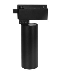 Alternative view of Globostar S-40014 Μονοφασικό Bridgelux COB LED Μάυρο Φωτιστικό Σποτ Ράγας 10W 230V 1250lm 30° Φυσικό Λευκό 4500k