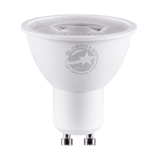 GloboStar® GLOBOSTAR® BEAMO 60117 Σποτ GU10 MR16 LED 7W 770lm 38° AC 220-240V IP20 Ψυχρό Λευκό 6000K- Bridgelux SMD Chip - Μ5 x Π5 x Υ5.2cm - 3 Χρόνια Εγγύηση