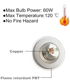 GLOBOSTAR® ADAPTOR 78974 Αντάπτορας/Μετατροπέας από Ντουί E14 σε E27 IP20 - Μ3.5 x Π3.5 x Υ6cm 17 9595cd 61juk0ioztl. sl1000
