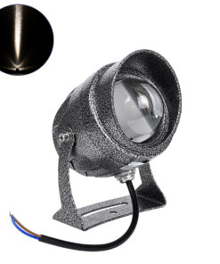 GloboStar® GLOBOSTAR® SPOT-XENIA 90633 Αρχιτεκτονικό Σποτ Φωτισμου LED 16W 1520lm 3° DC 24V Αδιάβροχο IP65 Φυσικό Λευκό 4500K Dimmable - Γκρι Ανθρακί - Μ9 x Π9 x Υ12cm - 3 Χρόνια Εγγύηση