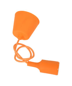 GLOBOSTAR® CABLITO 61554 Μοντέρνο Κρεμαστό Φωτιστικό Οροφής με Ντουί 1 x E27 AC 220-240V IP20 - Πορτοκαλί - Μ4 x Π4 x Υ110cm 9 95c01d 91005 4