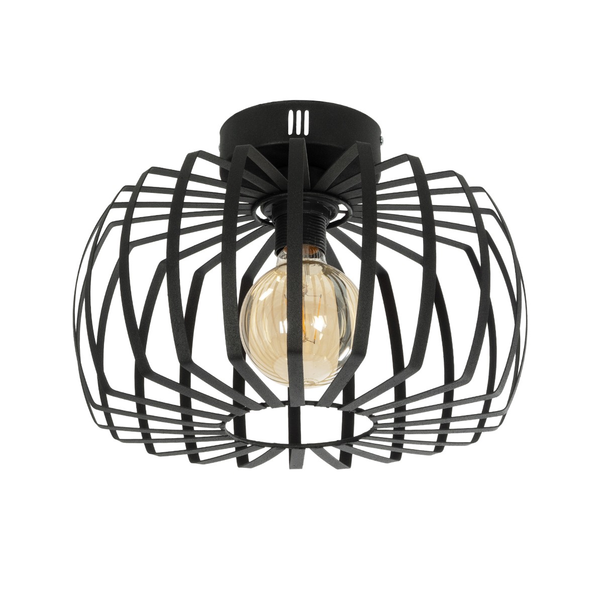 GloboStar® STAR 202-0054 Μοντέρνο Φωτιστικό Οροφής Πλέγμα Μονόφωτο 1 x E27 IP20 Μαύρο Μέταλλο - Μ40 x Π40 x Υ27cm 2 GloboStar® GloboStar® STAR 202-0054 Μοντέρνο Φωτιστικό Οροφής Πλέγμα Μονόφωτο 1 x E27 IP20 Μαύρο Μέταλλο - Μ40 x Π40 x Υ27cm