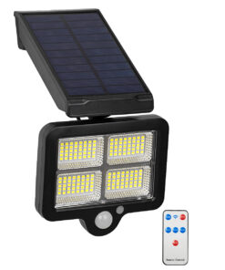 GloboStar® GloboStar® 71483 Αυτόνομος Ηλιακός Προβολέας LED SMD 20W 1500lm με Ενσωματωμένη Μπαταρία 2400mAh - Φωτοβολταϊκό Πάνελ με Αισθητήρα Ημέρας-Νύχτας - PIR Αισθητήρα Κίνησης και Ασύρματο Χειριστήριο IR Αδιάβροχο IP65 Ψυχρό Λευκό 6000K