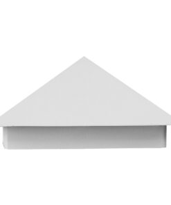 GloboStar® 96503 LED Φωτιστικό Τοίχου Απλίκα STEALTH Αρχιτεκτονικού Φωτισμού Λευκό Αδιάβροχο IP65 10 Watt CREE 1200lm 60° 230V Ψυχρό Λευκό Μ17 x Π7.5 x Υ17cm 13 96503 6