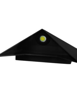 Alternative view of GloboStar® 96506 LED Φωτιστικό Τοίχου Απλίκα STEALTH Αρχιτεκτονικού Φωτισμού Μαύρο Αδιάβροχο IP65 10 Watt CREE 1200lm 60° 230V Ψυχρό Λευκό Μ17 x Π7.5 x Υ17cm