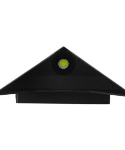 GloboStar® 96506 LED Φωτιστικό Τοίχου Απλίκα STEALTH Αρχιτεκτονικού Φωτισμού Μαύρο Αδιάβροχο IP65 10 Watt CREE 1200lm 60° 230V Ψυχρό Λευκό Μ17 x Π7.5 x Υ17cm 11 96506 4
