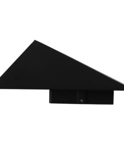 GloboStar® 96506 LED Φωτιστικό Τοίχου Απλίκα STEALTH Αρχιτεκτονικού Φωτισμού Μαύρο Αδιάβροχο IP65 10 Watt CREE 1200lm 60° 230V Ψυχρό Λευκό Μ17 x Π7.5 x Υ17cm 14 96506 7