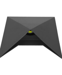 GloboStar® 96509 LED Φωτιστικό Τοίχου Απλίκα STEALTH Αρχιτεκτονικού Φωτισμού Γκρι Αδιάβροχο IP65 10 Watt CREE 1200lm 60° 230V Ψυχρό Λευκό Μ17 x Π7.5 x Υ17cm 15 96509 8