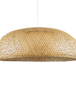 GloboStar® GLOBOSTAR® SAN TROPEZ 00673 Boho Κρεμαστό Φωτιστικό Οροφής με Ντουί 1 x E27 AC 220-240V IP20 - Μπεζ - Μ100 x Π100 x Y35cm