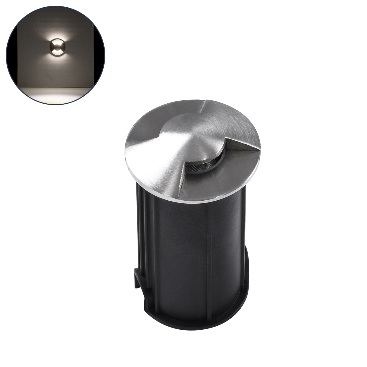 GLOBOSTAR® UNDERGROUND-RENA 90663 Χωνευτό Αρχιτεκτονικό Φωτιστικό Διαδρόμου/Σκαλοπατιού LED 1W 115lm 30° DC 24V Αδιάβροχο IP68 Φυσικό Λευκό 4500K Dimmable - Ανοξείδωτο Ατσάλι 304 - Φ5 x Υ9cm / Q4.2cm - 3 Χρόνια Εγγύηση 3 GloboStar® GLOBOSTAR® UNDERGROUND-RENA 90663 Χωνευτό Αρχιτεκτονικό Φωτιστικό Διαδρόμου/Σκαλοπατιού LED 1W 115lm 30° DC 24V Αδιάβροχο IP68 Φυσικό Λευκό 4500K Dimmable - Ανοξείδωτο Ατσάλι 304 - Φ5 x Υ9cm / Q4.2cm - 3 Χρόνια Εγγύηση