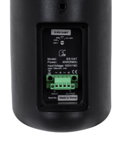 GLOBOSTAR® FDB ES104BT 98000 Επιτοίχιο Παθητικό Ηχείο Εγκαταστάσεων με Μετασχηματιστή 100V & 16Ω - 80W RMS (160W Peak) - 1 x 4" Inches LF & 1 x 0.8" Inches HF - Αδιάβροχο IP46 - Μαύρο - Μ14 x Π17 x Υ23cm - Σετ 2 Τεμαχίων - 2 Χρόνια Εγγύηση 21 98000 9