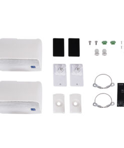 GLOBOSTAR® FDB ES104WT 98001 Επιτοίχιο Παθητικό Ηχείο Εγκαταστάσεων με Μετασχηματιστή 100V & 16Ω - 80W RMS (160W Peak) - 1 x 4" Inches LF & 1 x 0.8" Inches HF - Αδιάβροχο IP46 - Λευκό - Μ14 x Π17 x Υ23cm - Σετ 2 Τεμαχίων - 2 Χρόνια Εγγύηση 22 98001 10