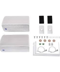 GloboStar® FDB ES106WT 98003 Facilities Speaker - Παθητικό Ηχείο Εγκαταστάσεων Επιτοίχιο με Μετασχηματιστή 100V & 16Ω - 80W RMS (320W Peak) - 1 x 6" Inches LF & 1 x 1" Inches HF - Αδιάβροχο IP65 - Λευκό - Μ18.2 x Π22.4 x Υ36.2cm - Ζεύγος 22 98003 10