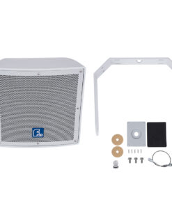 GloboStar® FDB LT208PT 98008 Facilities Speaker - Παθητικό Ηχείο Εγκαταστάσεων Επιτοίχιο με Μετασχηματιστή 100V & 8Ω - 150W RMS (600W Peak) - 1 x 8" Inches LF & 1 x 1" Inches HF - Αδιάβροχο IP56 - Λευκό - Μ30 x Π28 x Υ32cm 20 98008 9