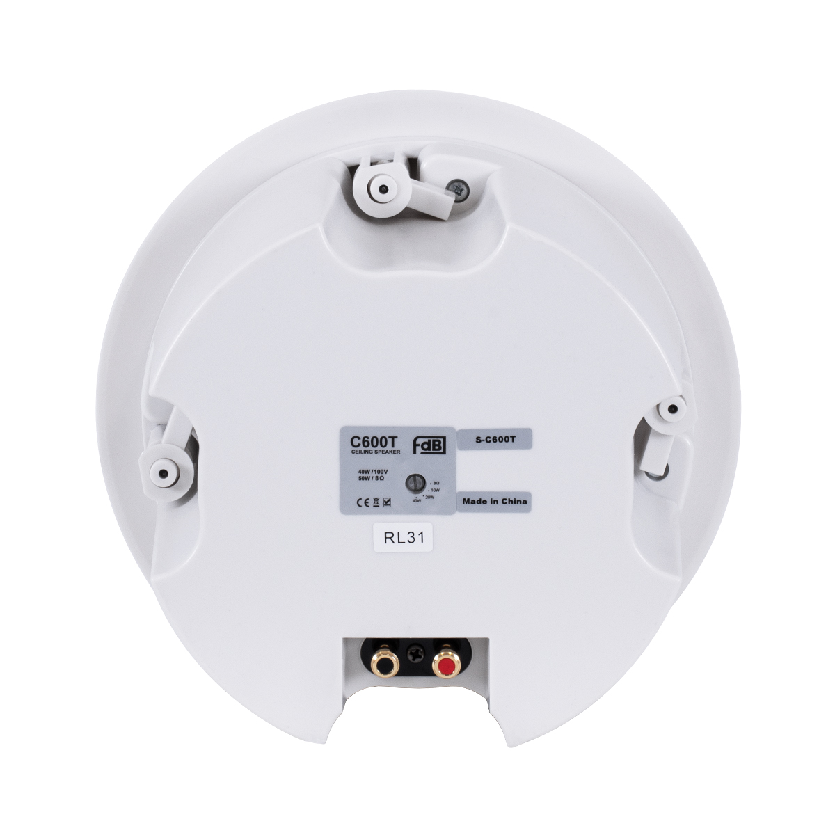 GLOBOSTAR® FDB C600T 98012 Χωνευτό Παθητικό Ηχείο Εγκαταστάσεων με Μετασχηματιστή 100V & 8Ω - 40W RMS (80W Peak) - 1 x 6" Inches LF & 1 x 1" Inches HF - IP20 - Λευκό - Μ23.9 x Π23.9 x Υ17.2cm / Q20.5 x 13.9cm - 2 Χρόνια Εγγύηση 5 GLOBOSTAR® FDB C600T 98012 Χωνευτό Παθητικό Ηχείο Εγκαταστάσεων με Μετασχηματιστή 100V & 8Ω - 40W RMS (80W Peak) - 1 x 6" Inches LF & 1 x 1" Inches HF - IP20 - Λευκό - Μ23.9 x Π23.9 x Υ17.2cm / Q20.5 x 13.9cm - 2 Χρόνια Εγγύηση - Image 3