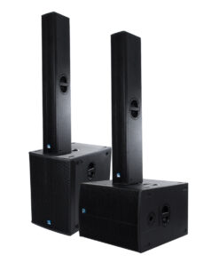 Alternative view of GloboStar® FDB K806+K118BAS 98027-98028-SET PA Column System - Ενεργό Αυτοενισχυόμενο Σετ Ηχείων & Subwoofer Column Κολωνάτο με Ψηφιακό Ενισχυτή SA2.68 AC 220V/50-60Hz -1200W RMS/4Ω + 960W RMS/6Ω (8640W Peak) - IP20 - Μαύρο - Σετ 4 Τεμαχίων