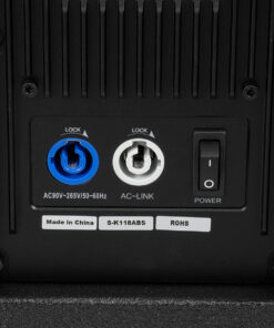 GLOBOSTAR® FDB K118BAS 98028 Επιδαπέδιο Ενεργό Αυτοενισχυόμενο PA Subwoofer Κολωνάτο Σύστημα με Ψηφιακό Ενισχυτή DSP SA2.68 AC 220V/50-60Hz - 600W RMS/4Ω + 600W RMS/4Ω (2400W Peak) - 1 x 18" Inches LF - IP20 - Μαύρο - Μ47.5 x Π71 x Υ70cm - 2 Χρόνια Εγγύηση 36 98028 10