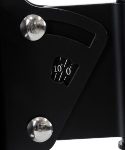 GLOBOSTAR® FDB WB2 98030 Επιτοίχια Ρυθμιζόμενη Βάση για Τοποθέτηση Συστήματος Κολωνάτων Ηχείων - IP20 - Μαύρο - Μ9.5 x Π11.5 x Υ16cm - Σετ 2 Τεμαχίων 15 98030 6