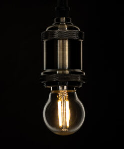 GloboStar® 99005 Λάμπα LED Long Filament E27 G45 Γλομπάκι 5W 500lm 360° AC 220-240V IP20 Φ4.5 x Υ7.5cm Θερμό Λευκό 2700K με Διάφανο Γυαλί - Dimmable - 3 Years Warranty 11 99005 5