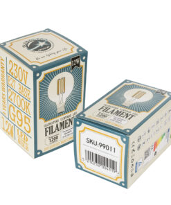 GloboStar® 99011 Λάμπα LED Long Filament E27 G95 Γλόμπος 12W 1200lm 360° AC 220-240V IP20 Φ9.5 x Υ13.5cm Θερμό Λευκό 2700K με Διάφανο Γυαλί - Dimmable - 3 Years Warranty 12 99011 6