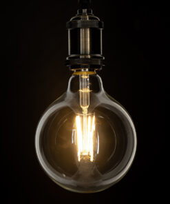 GloboStar® 99013 Λάμπα LED Long Filament E27 G125 Γλόμπος 8W 800lm 360° AC 220-240V IP20 Φ12.5 x Υ18cm Θερμό Λευκό 2700K με Διάφανο Γυαλί - Dimmable - 3 Years Warranty 11 99013 5