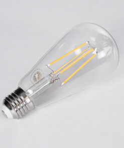 GloboStar® 99017 Λάμπα LED Long Filament E27 ST64 Αχλάδι 10W 1000lm 360° AC 220-240V IP20 Φ6.4 x Υ14cm Θερμό Λευκό 2700K με Διάφανο Γυαλί - Dimmable - 3 Years Warranty 10 99017 4