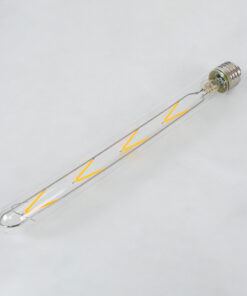 GloboStar® 99020 Λάμπα LED Long Filament E27 T30 Σωλήνας 8W 800lm 360° AC 220-240V IP20 Φ3 x Υ30cm Θερμό Λευκό 2700K με Διάφανο Γυαλί - Dimmable - 3 Years Warranty 9 99020 3