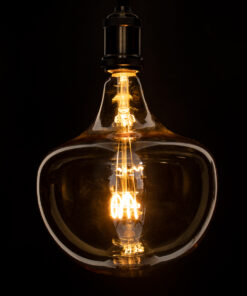 GloboStar® 99028 Λάμπα LED Soft T Spiral Filament E27 BR200 MAROON Γλόμπος 6W 420lm 360° AC 220-240V IP20 Φ20 x Υ25.5cm Ultra Θερμό Λευκό 2200K με Μελί Γυαλί - Dimmable - 3 Years Warranty 11 99028 5