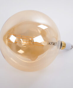 Alternative view of GloboStar® 99029 Λάμπα LED Long Filament E27 G300 BULETTE Γλόμπος 10W 800lm 360° AC 220-240V IP20 Φ30 x Υ49cm Ultra Θερμό Λευκό 2200K με Μελί Γυαλί - Dimmable - 3 Years Warranty - The Bigger Bulb in Greece