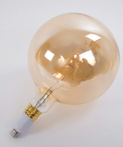 GloboStar® 99029 Λάμπα LED Long Filament E27 G300 BULETTE Γλόμπος 10W 800lm 360° AC 220-240V IP20 Φ30 x Υ49cm Ultra Θερμό Λευκό 2200K με Μελί Γυαλί - Dimmable - 3 Years Warranty - The Bigger Bulb in Greece 10 99029 4