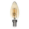 GloboStar® 99031 Λάμπα LED Long Filament E14 C35 Κεράκι 4W 350lm 360° AC 220-240V IP20 Φ3.5 x Υ10.5cm Ultra Θερμό Λευκό 2200K με Μελί Γυαλί Dimmable - 3 Χρόνια Εγγύηση 2 GloboStar® GloboStar® 99031 Λάμπα LED Long Filament E14 C35 Κεράκι 4W 350lm 360° AC 220-240V IP20 Φ3.5 x Υ10.5cm Ultra Θερμό Λευκό 2200K με Μελί Γυαλί Dimmable - 3 Χρόνια Εγγύηση