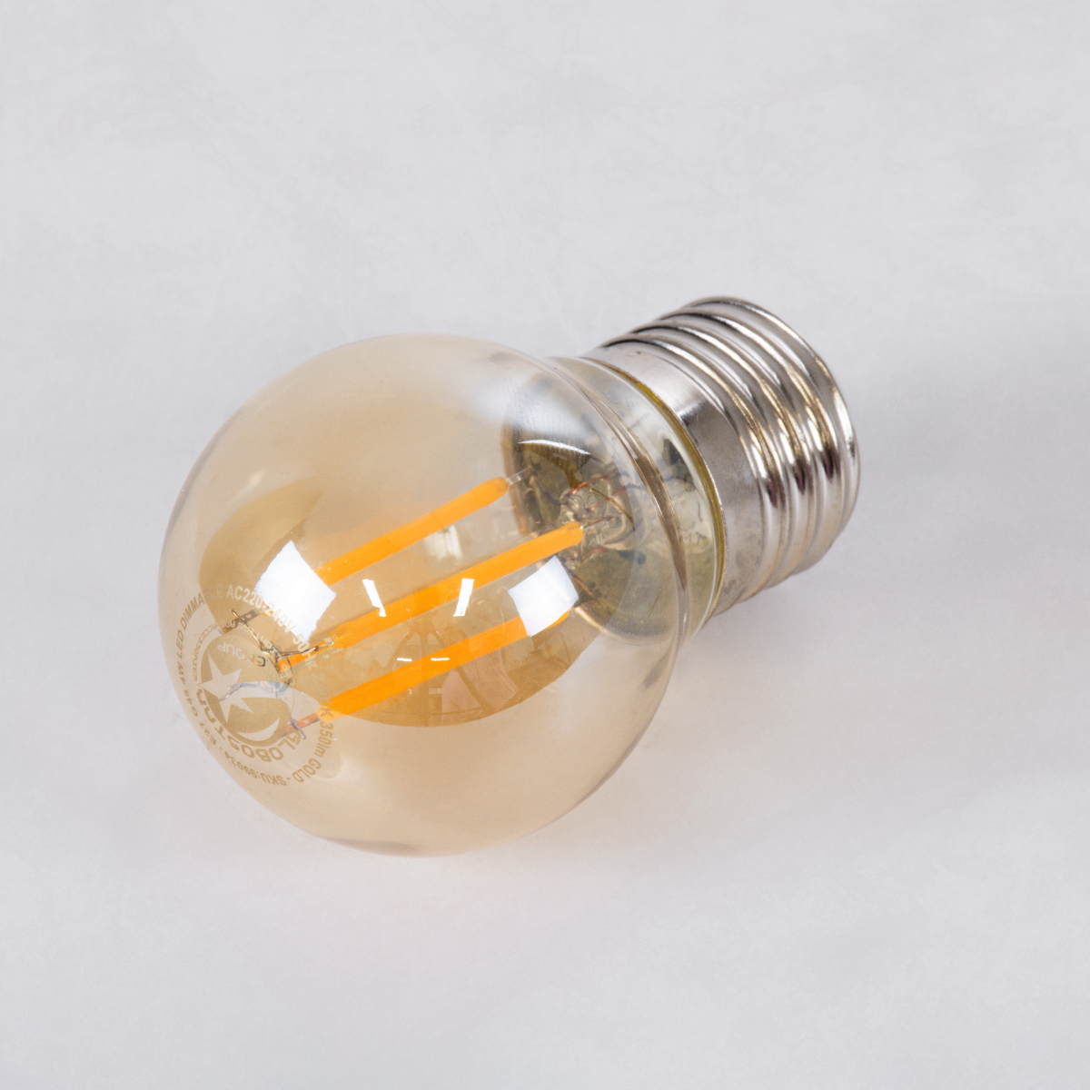 GloboStar® 99034 Λάμπα LED Long Filament E27 G45 Γλομπάκι 4W 350lm 360° AC 220-240V IP20 Φ4.5 x Υ7.5cm Ultra Θερμό Λευκό 2200K με Μελί Γυαλί - Dimmable - 3 Years Warranty 4 GloboStar® 99034 Λάμπα LED Long Filament E27 G45 Γλομπάκι 4W 350lm 360° AC 220-240V IP20 Φ4.5 x Υ7.5cm Ultra Θερμό Λευκό 2200K με Μελί Γυαλί - Dimmable - 3 Years Warranty - Image 2
